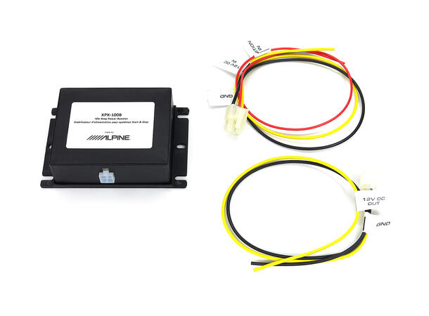 Alpine KPX-100B, Power booster for START/STOPP biler 